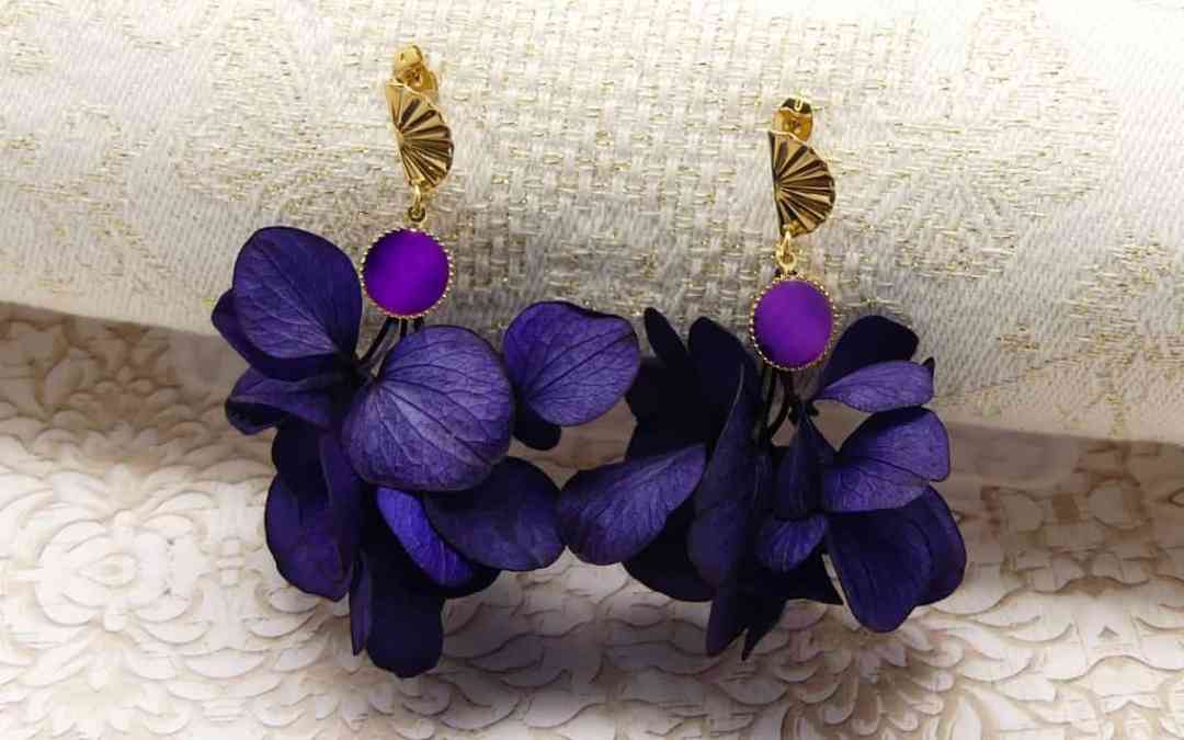 Boucles eventail hortensia