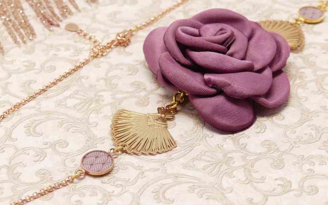 Headband rose retro