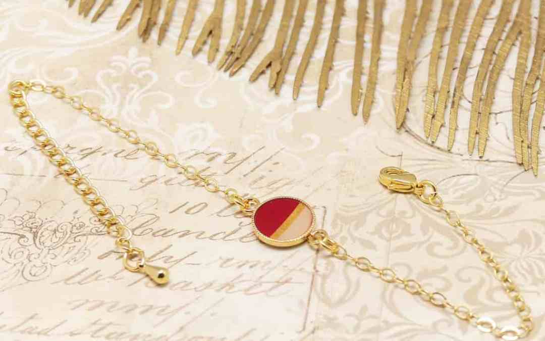 Bracelet rouge or