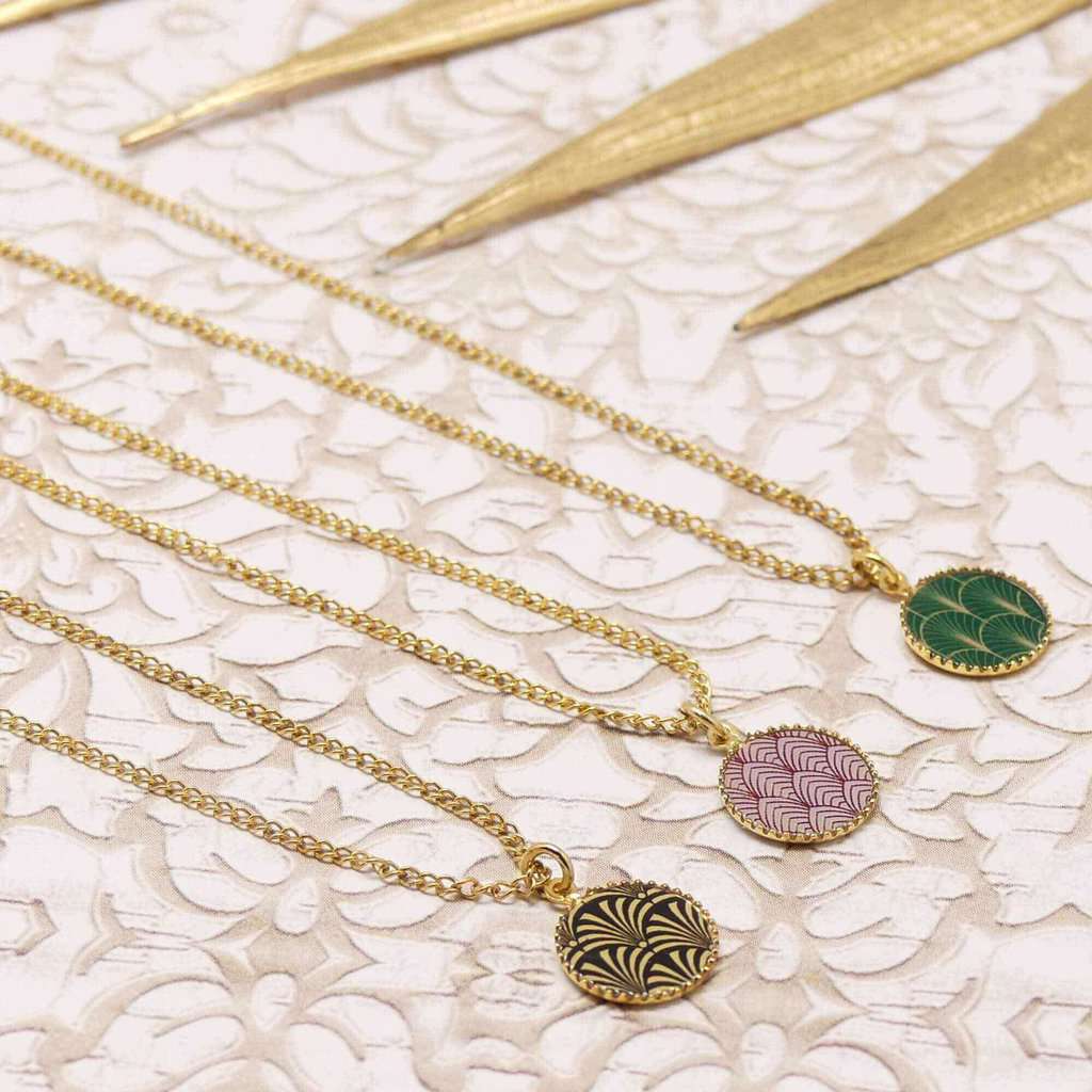 Collier eventail boheme – Image 4