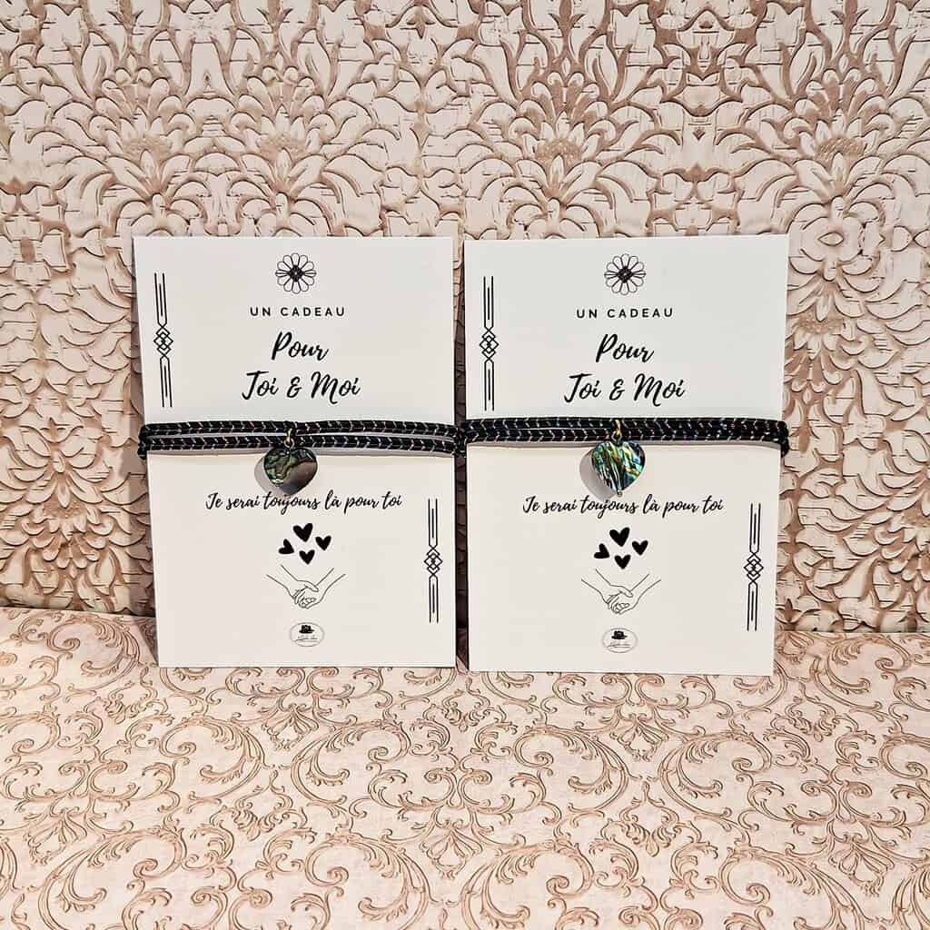 Bracelets duo coeur – Image 4