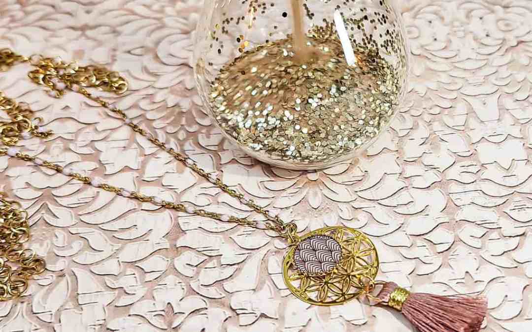 Sautoir fleur de vie