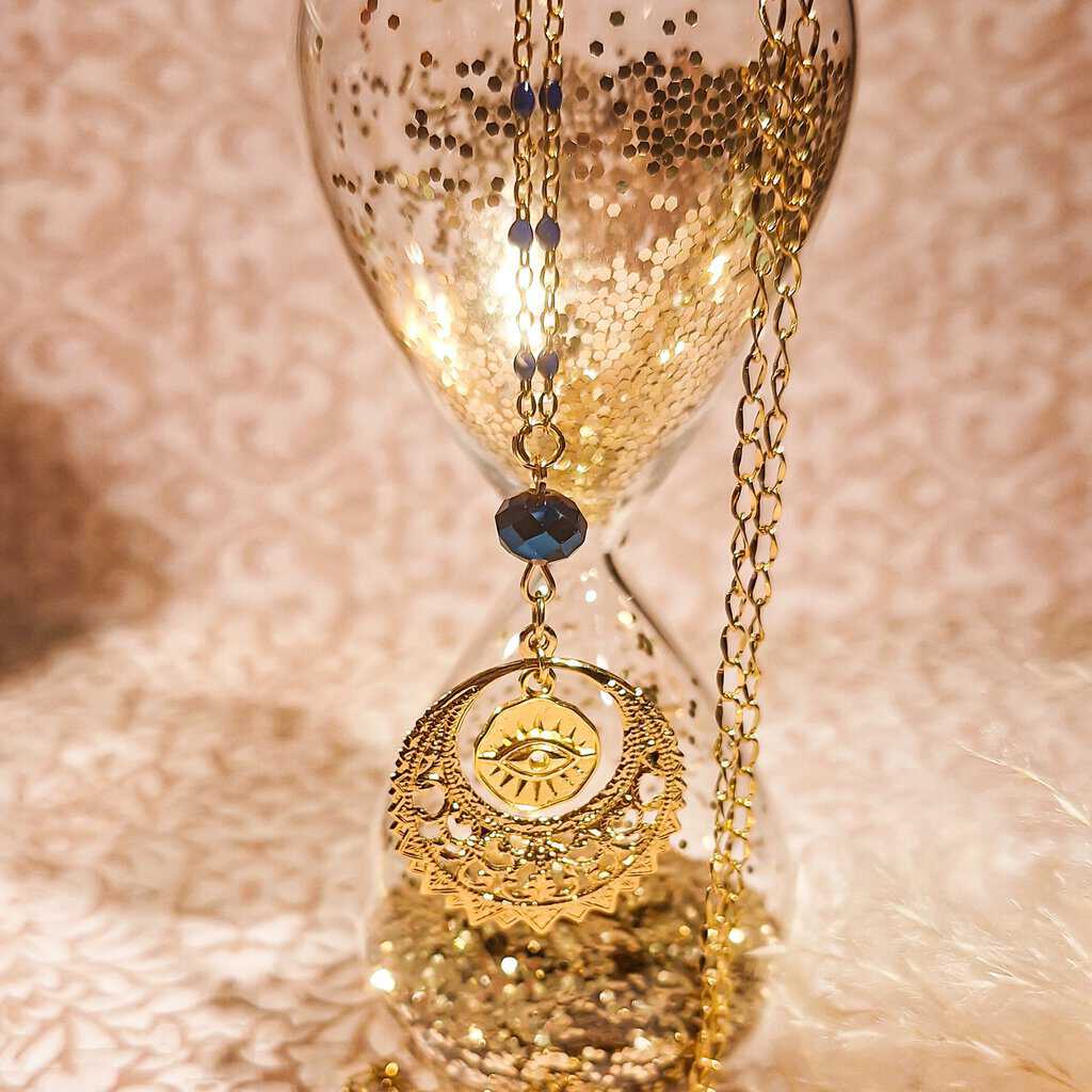 Sautoir collier oeil bleu perles porte bonheur dore bleu lydee deco 1 (4) Sautoir collier oeil bleu perles porte bonheur dore bleu lydee deco