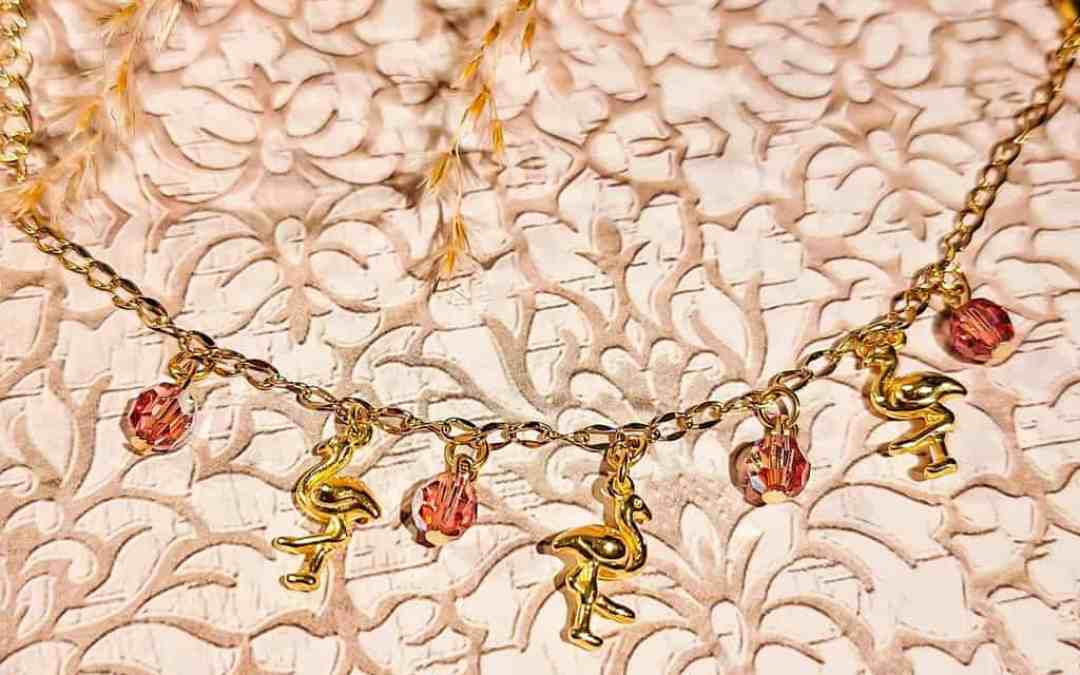 Bracelet flamingo rose