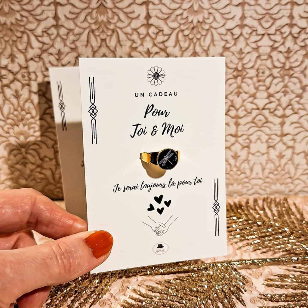 bagues Libellule fait main en France – duo poétique et minimaliste