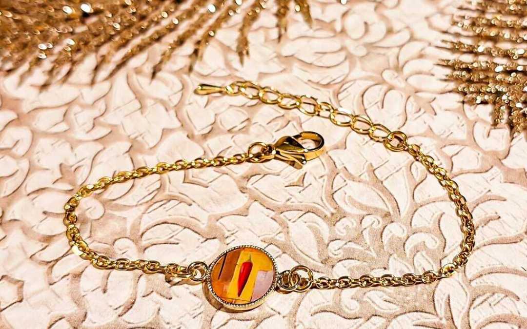 Bracelet piment rouge