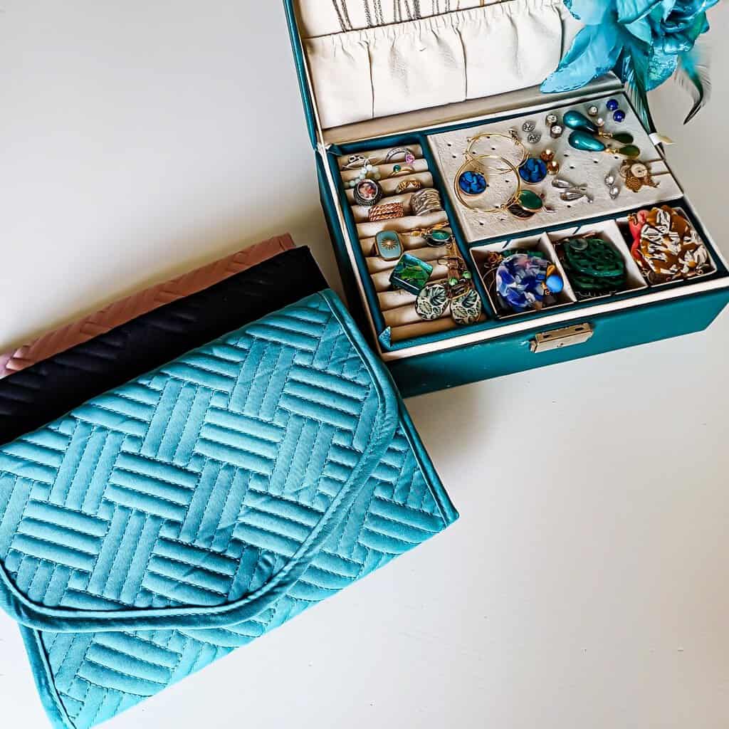 Trousse bijoux voyage rangement