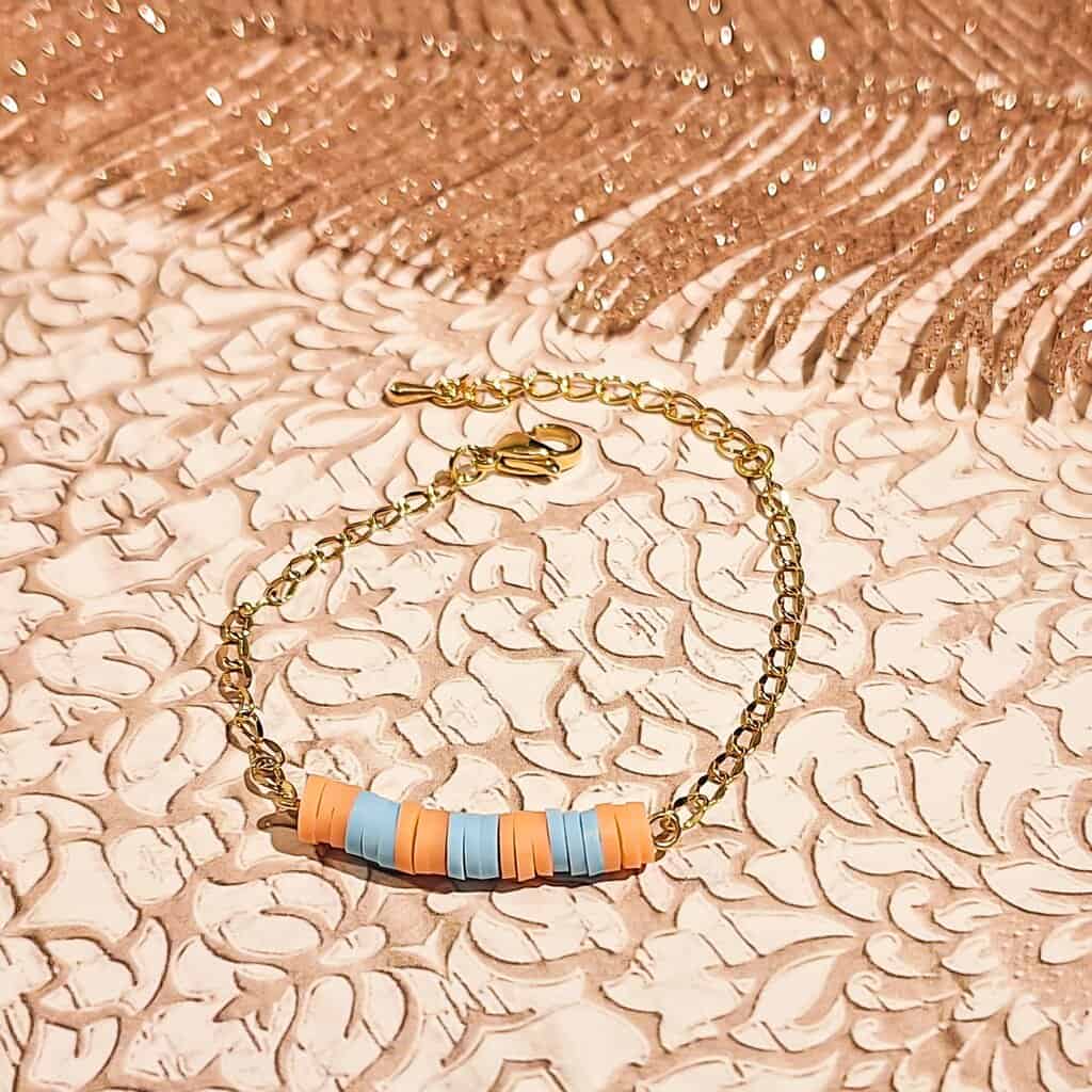 Bracelets corail turquoise bijou acier inoxydable lydee deco bijou duo