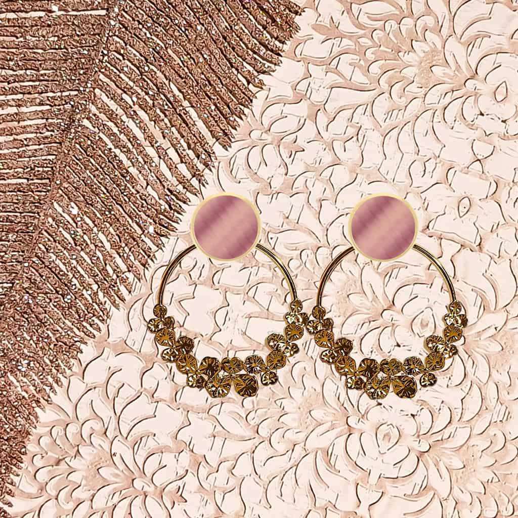 Boucles interchangeables creoles puces