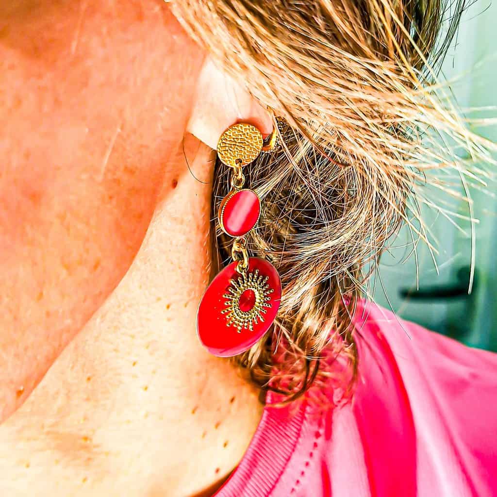 boucles rose soleil boheme chic octobre rose lydee deco resine photo portée