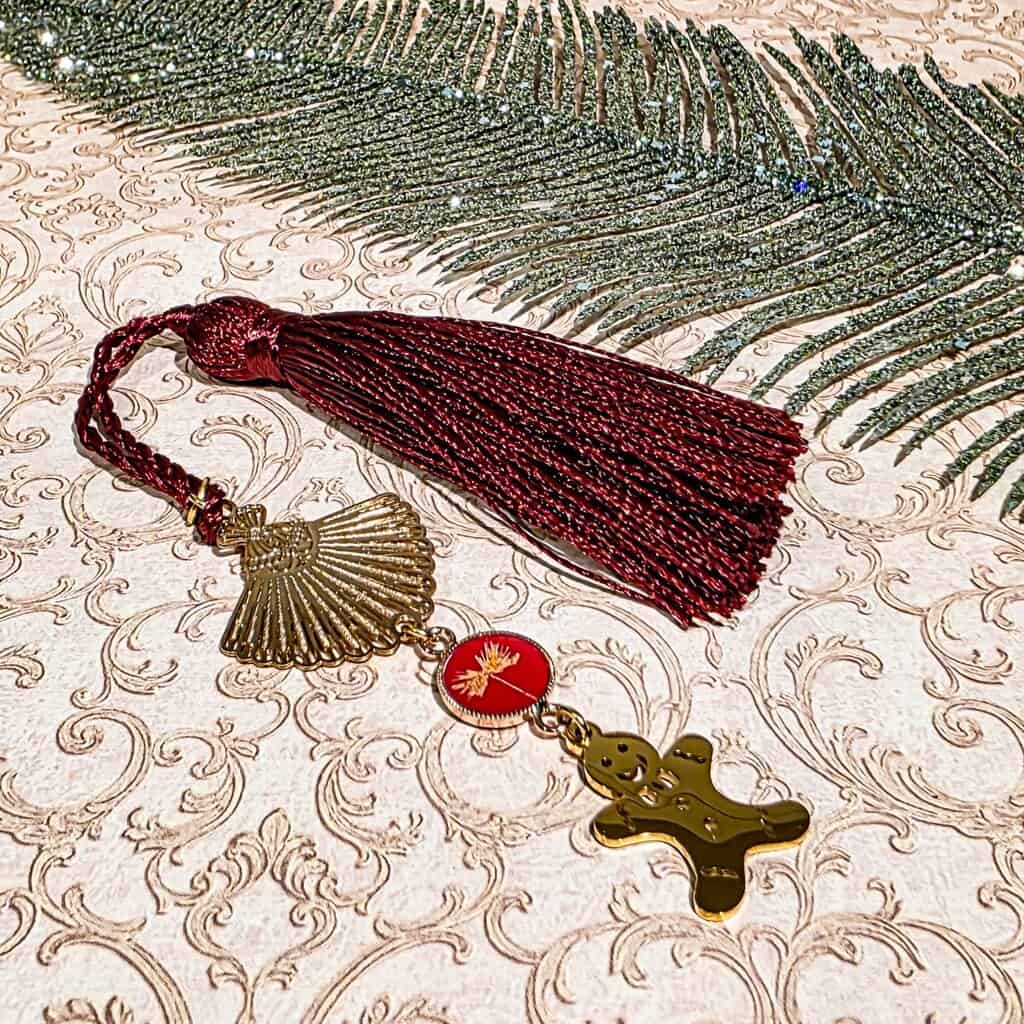 Marque-pages pain d’épice fait main en résine accessoire de lecture cosy et cadeau pour lecteur