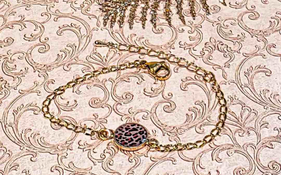 Bracelet léopard chic